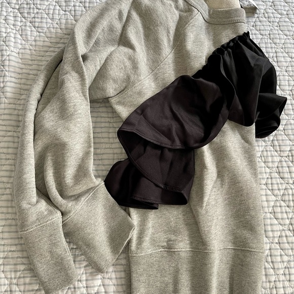 J Crew Ruffle Sweatshirt - Picture 2 of 7